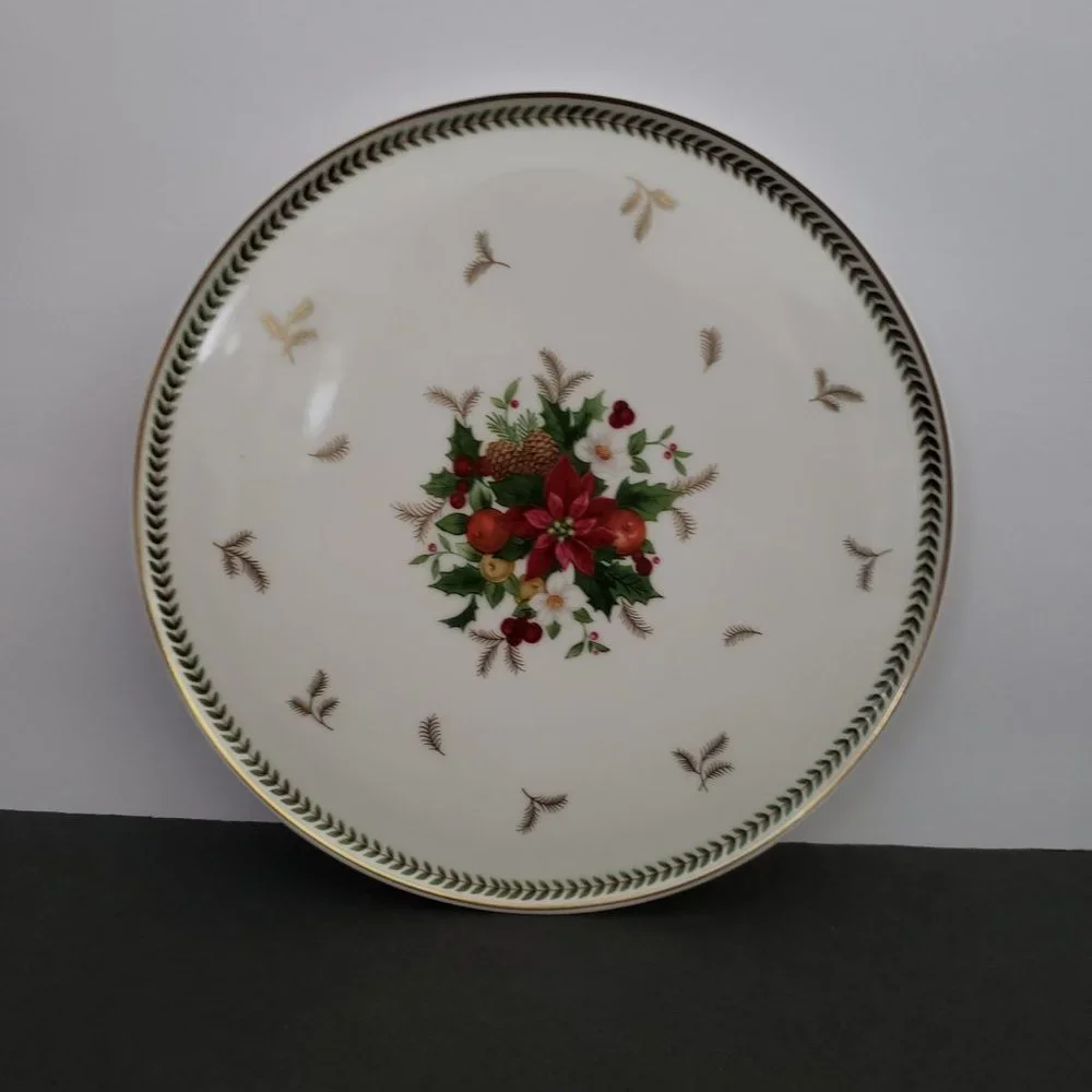 Mikasa Holiday Delight Plate / Server. - Picture 1 of 7